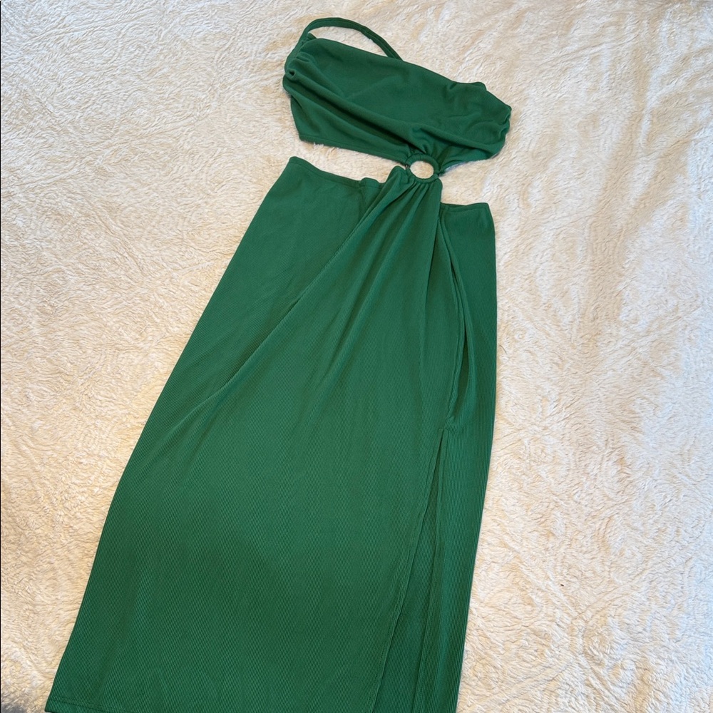 SHEIN Green Maxi Dress